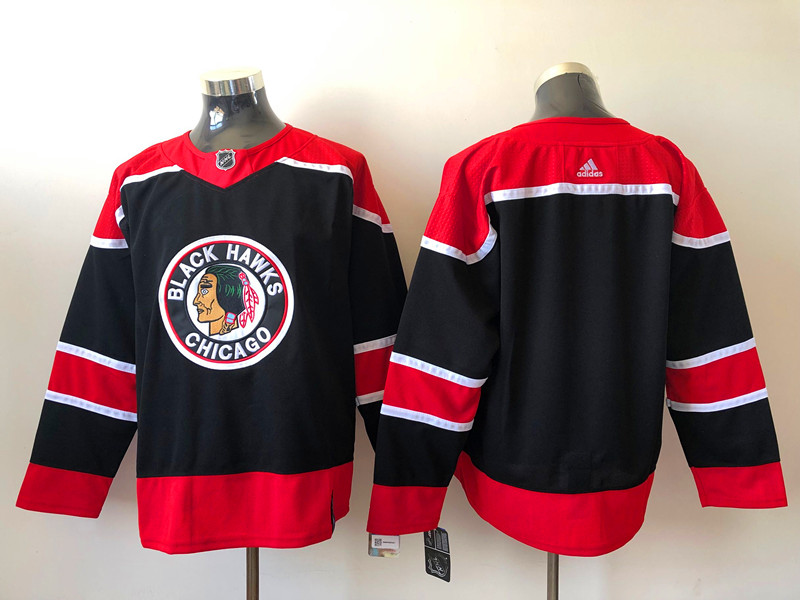 Men's Chicago Blackhawks Black Blank Jersey Men's Chicago Blackhawks Black Blank Jersey